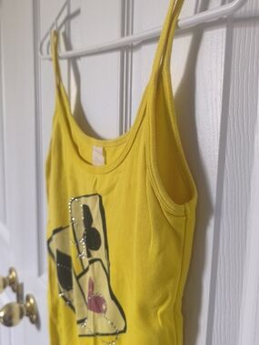 Yellow Card Suit Graphic Tank Top Camisole